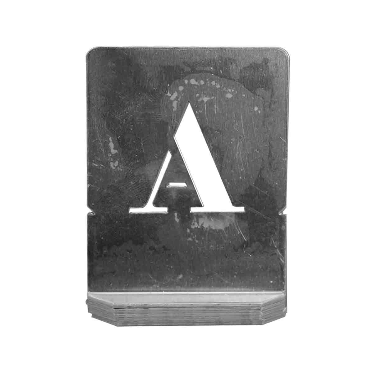 Jeu lettres à pocher ht 20mm