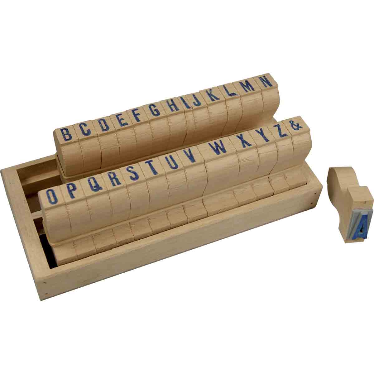Jeu lettres à tamponner ht 20mm