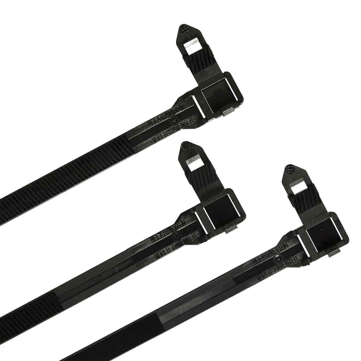 Collier cranté démontable PA12 TED - 187x9mm Ø10-42mm /Qté 100