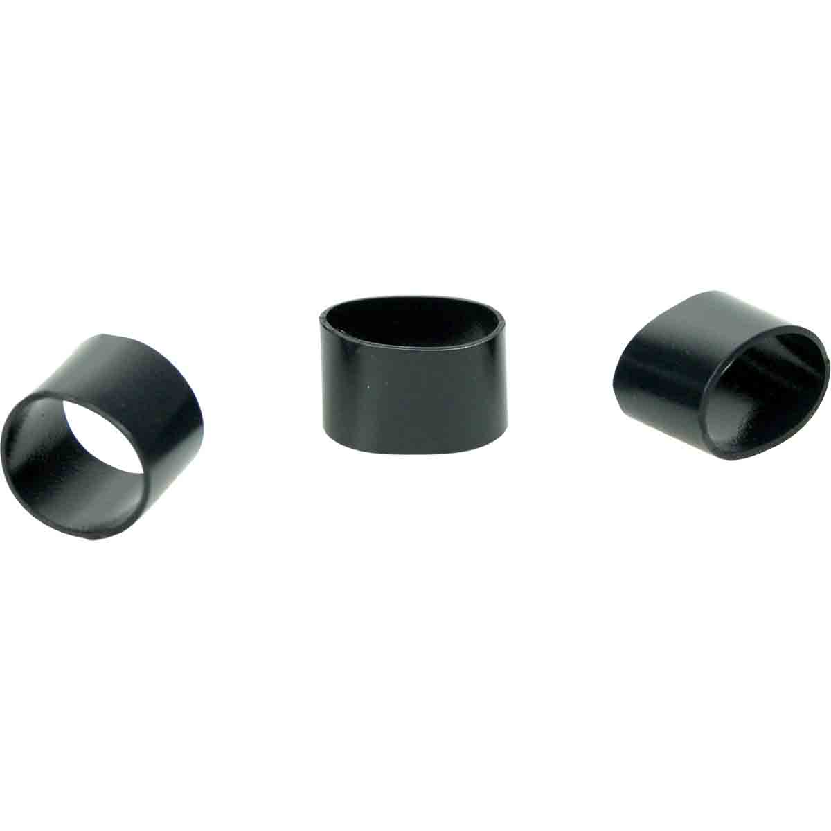 Bague PLIO Markers Ø16mm Lg 10mm noir /Qté 100