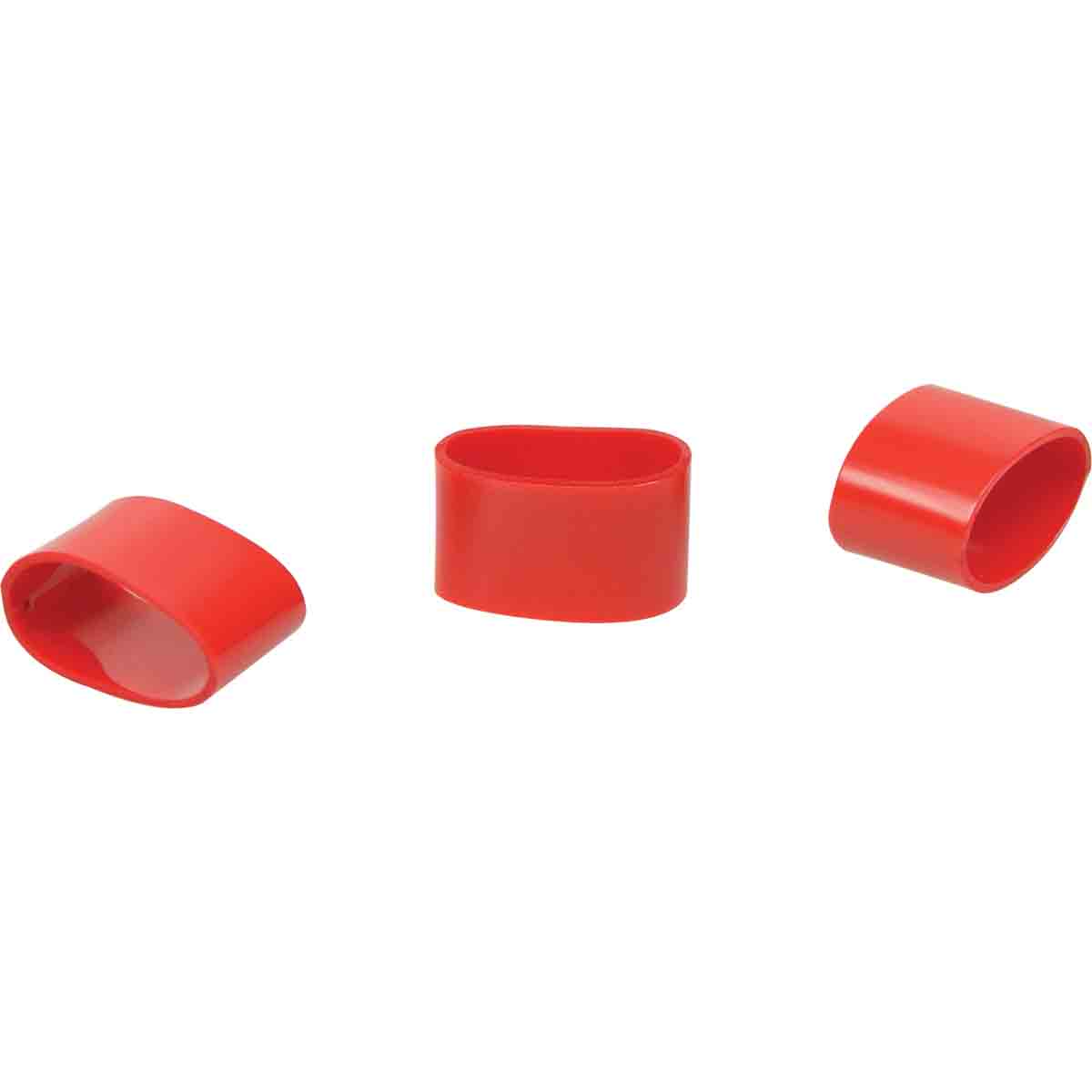 Bague PLIO Markers Ø16mm Lg 10mm rouge /Qté 100