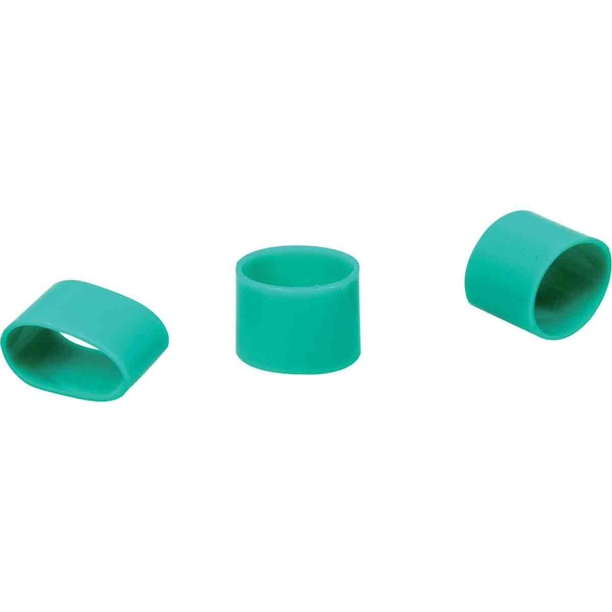 Bague PLIO Markers Ø10mm Lg 10mm vert /Qté 100