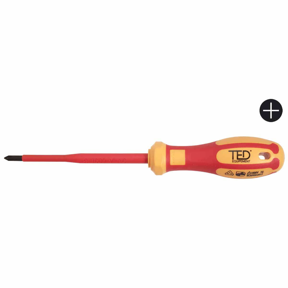 Tournevis PHILIPS TED PH1x80 isolé 1000V