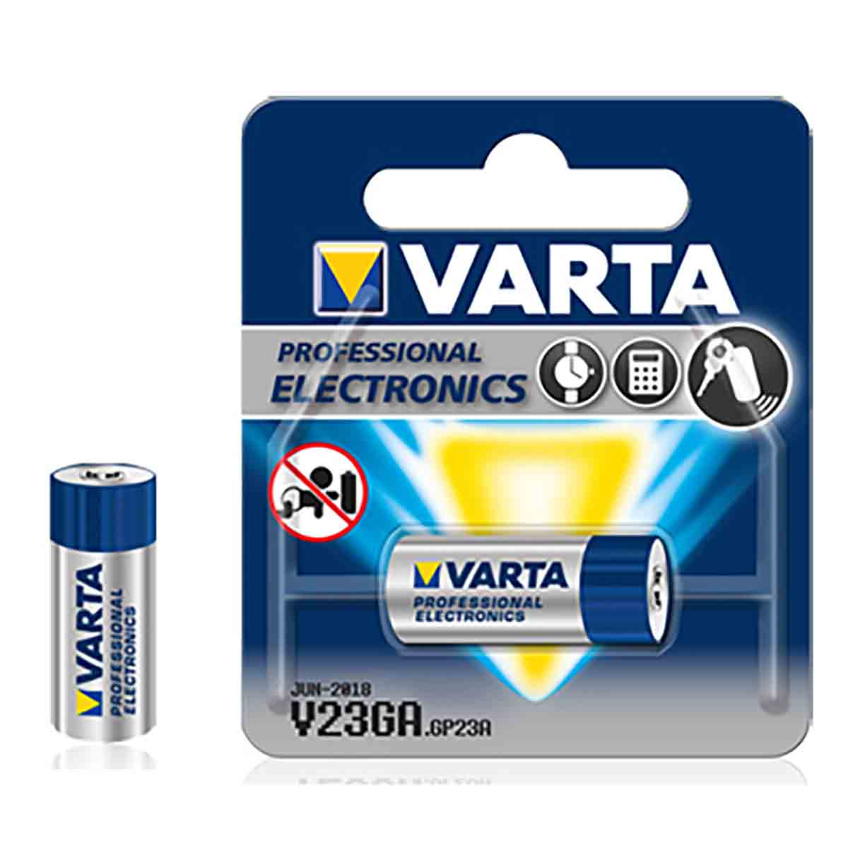 Pile VARTA V23GA - 38mAh 12V /Qté 1