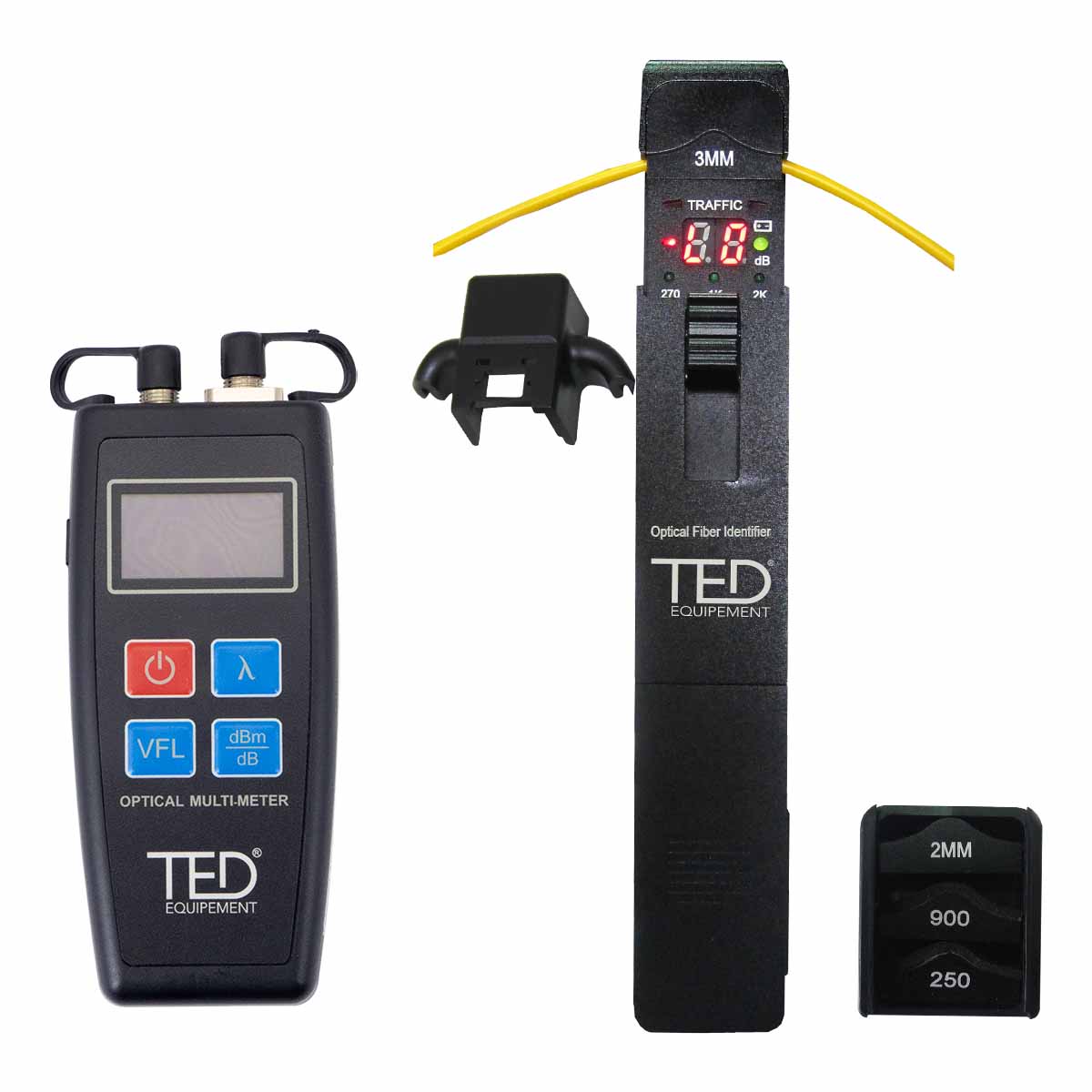 Pack TED Photomètre + VFL 10 mW + Pince de detection