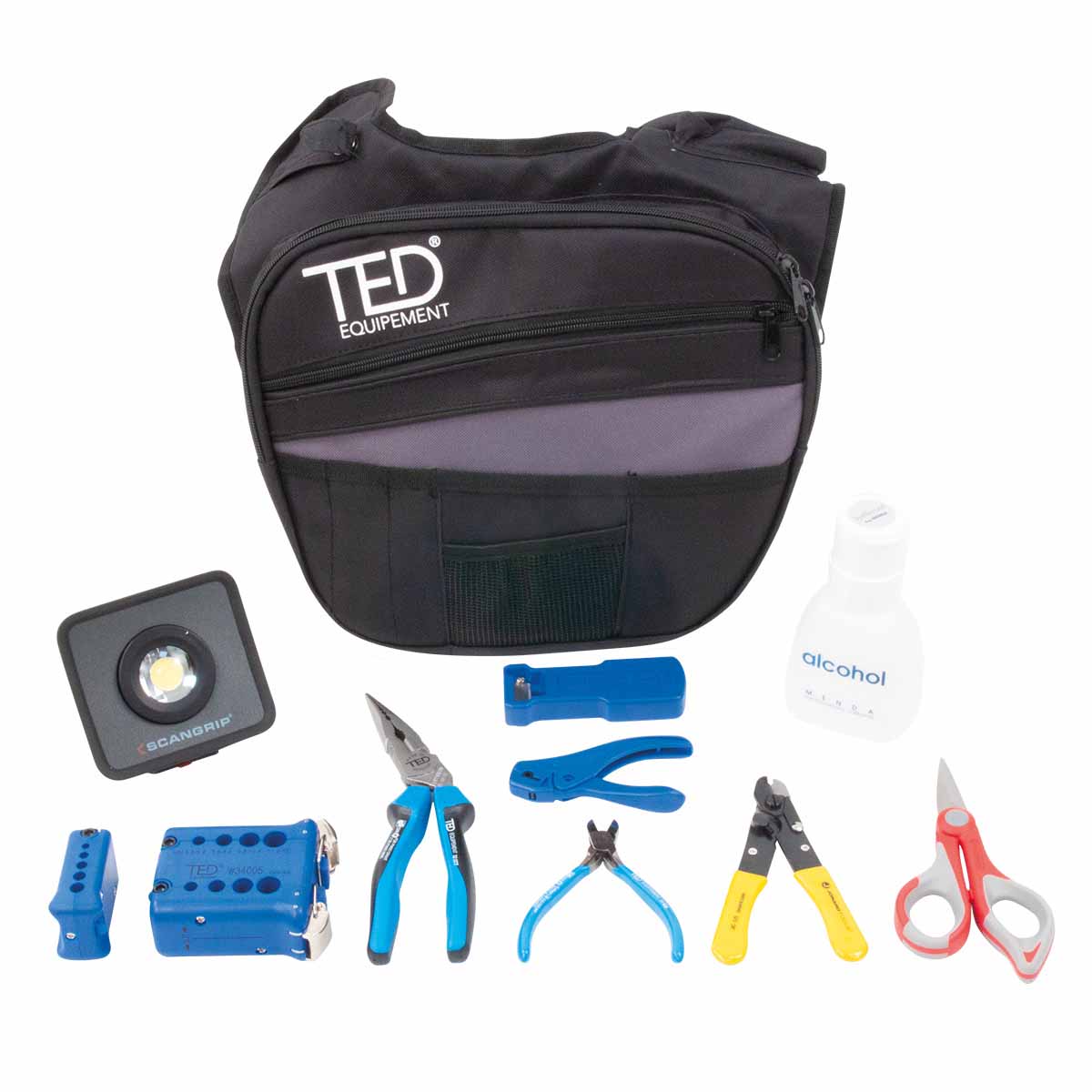 Sacoche TED de préparation de câble FO