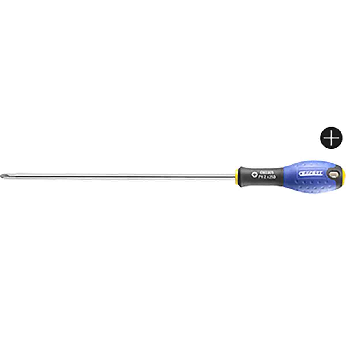 Tournevis cruciforme manche ergonomique PH2 6x250mm