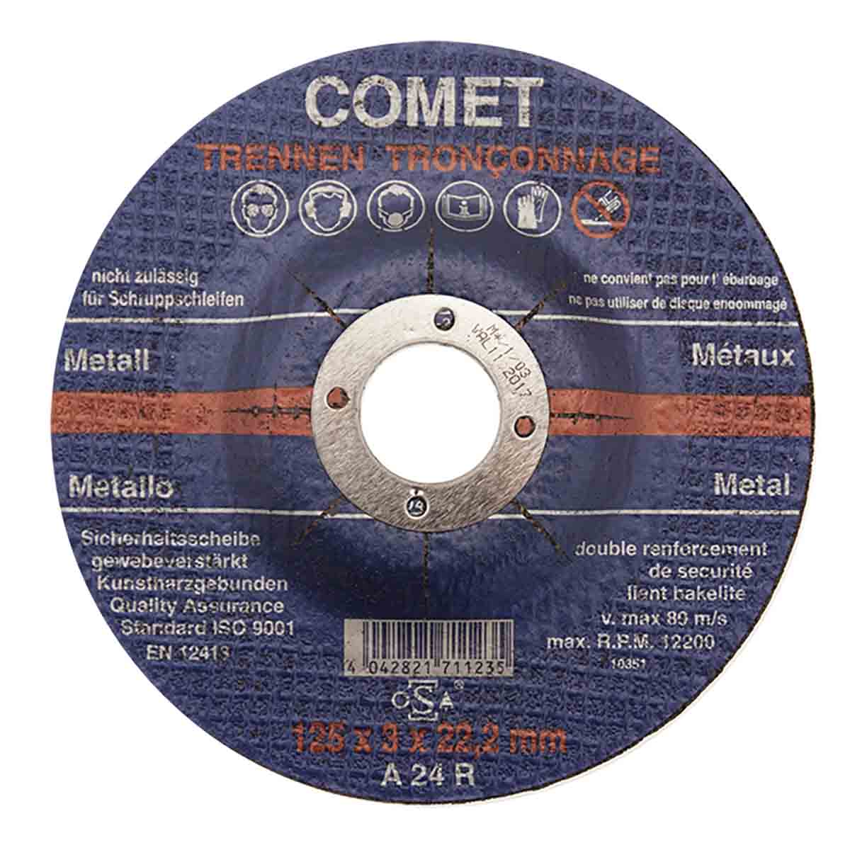 Disque à tronçonner pour métaux 125x3mm