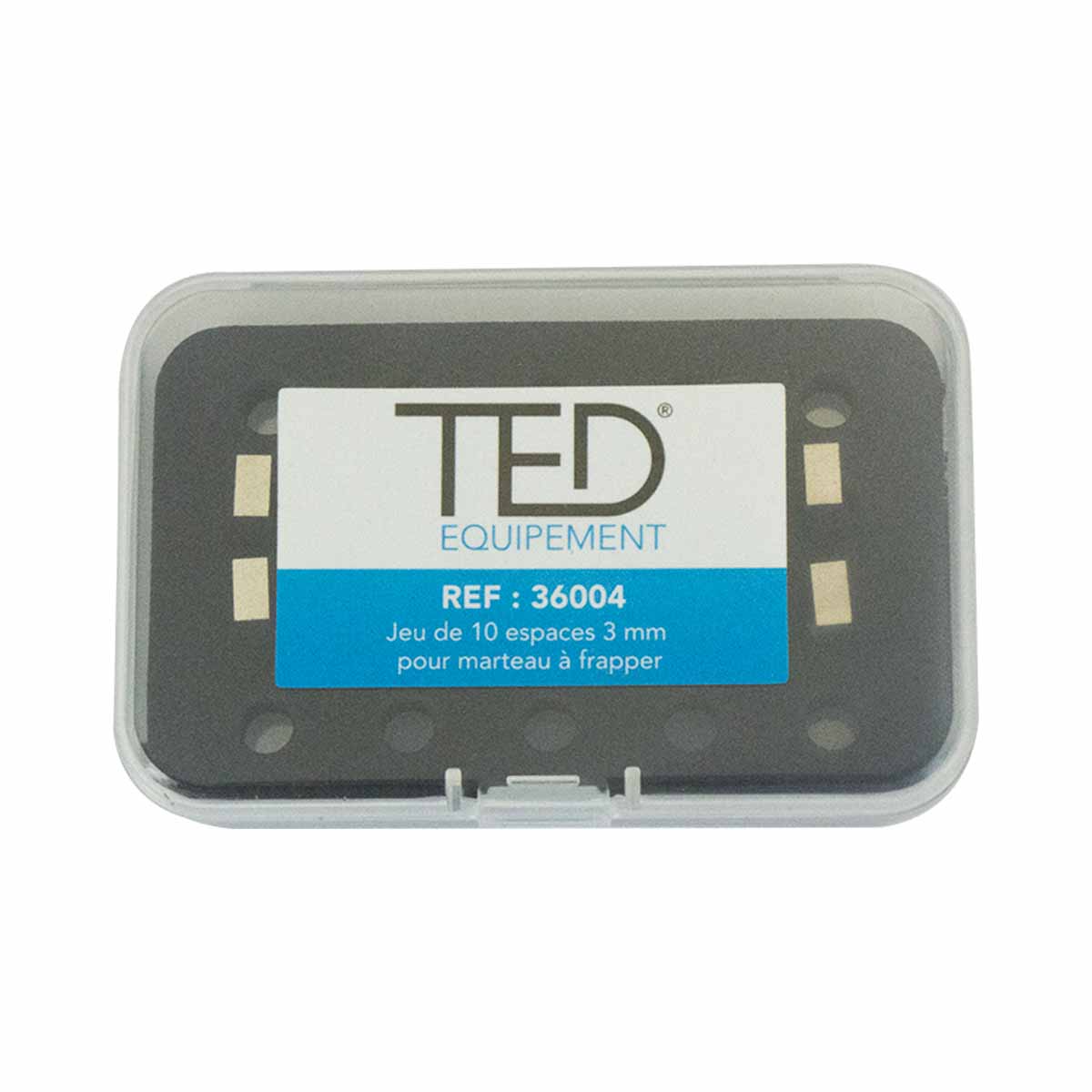 Jeu de 10 espaces 3mm pour marteau à frapper TED