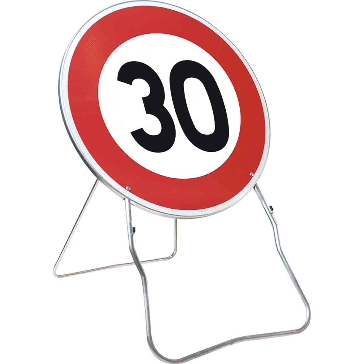 Panneau temp BK14 650 Cl.1 ''Limite de vitesse 30km/h'' + PL