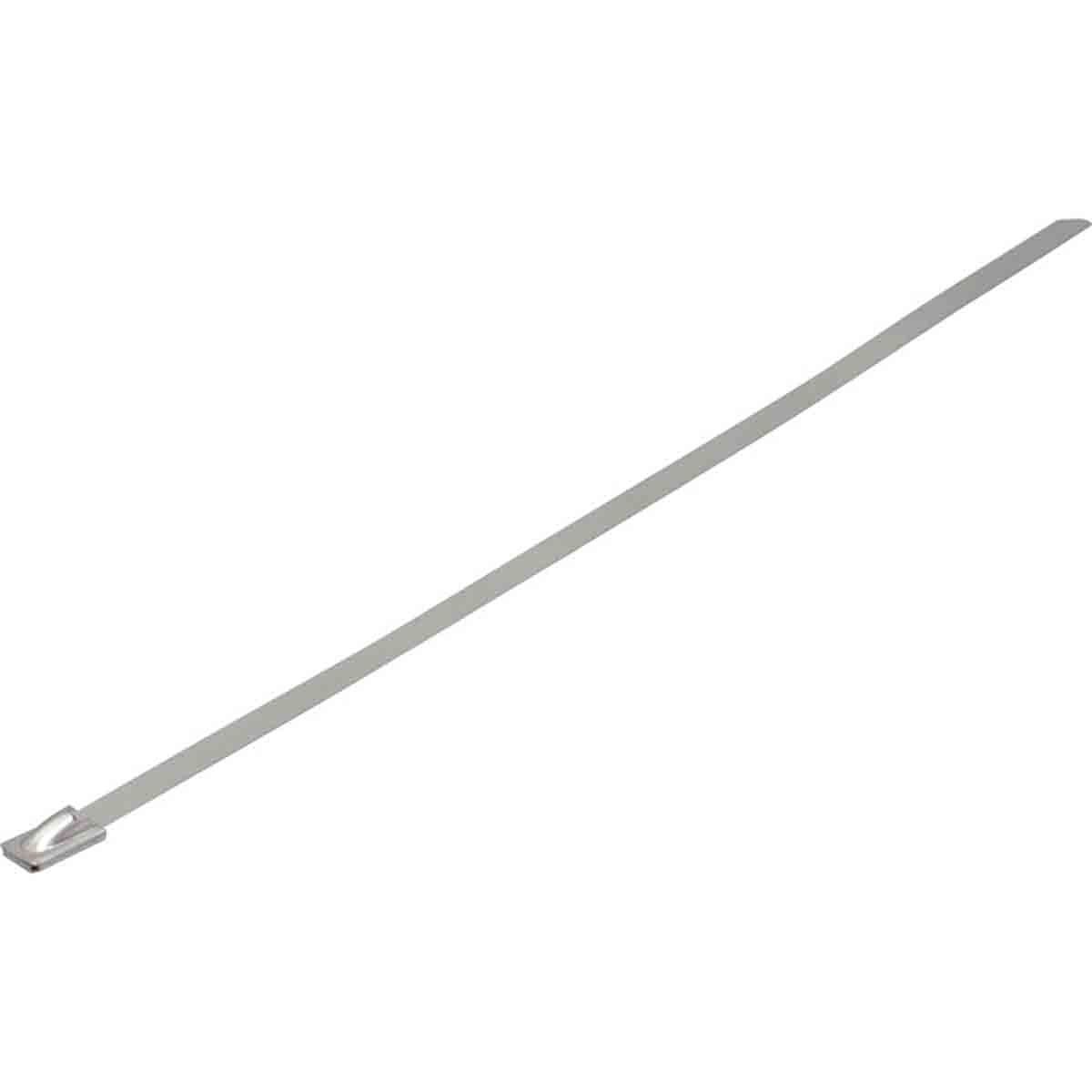 Collier acier inoxydable 304 - 200x4,6mm /Qté 100