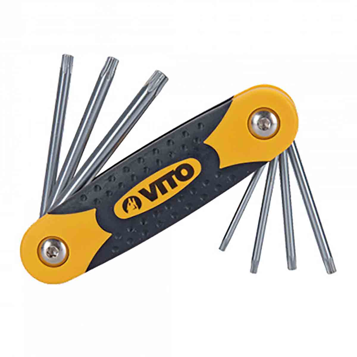 Jeu de 7 clés TAMPER TORX percées T10 à T40