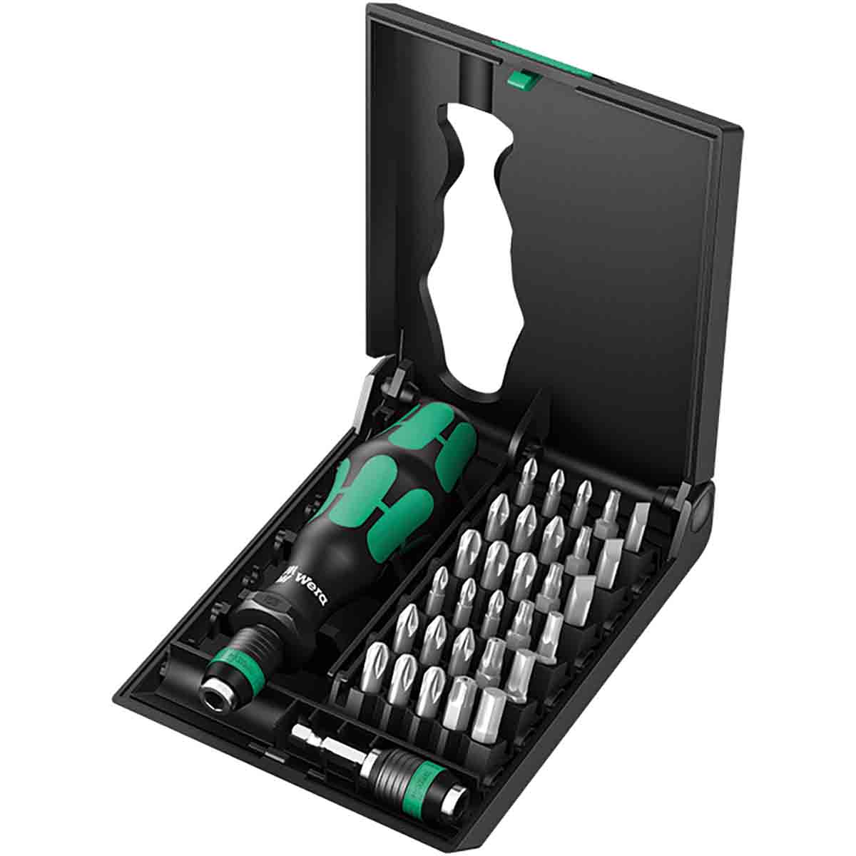 Jeu de 30 embouts Standard WERA + porte embouts + adaptateur