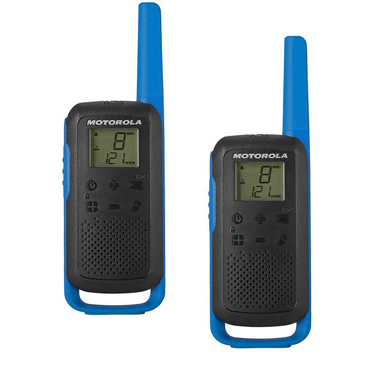Talkie Walkie MOTOROLA TLKR T62 + batteries + chargeurs /Qté 2