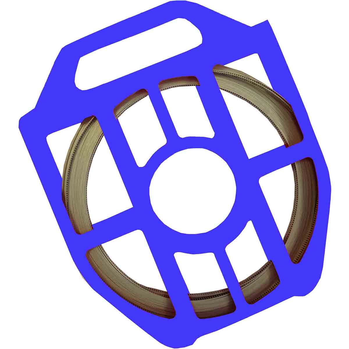 Bande ajourée sans fin SERFLEX - largeur 8mm W4 Lg 25m + dévidoir