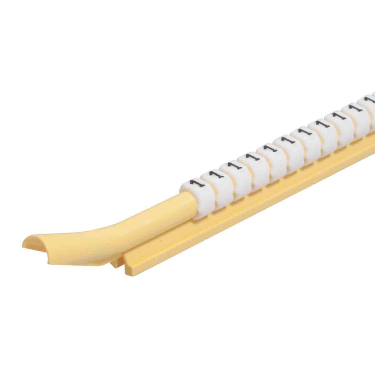 Cavalier Pliosnap PS12 blanc - chiffre 2 /Qté 300