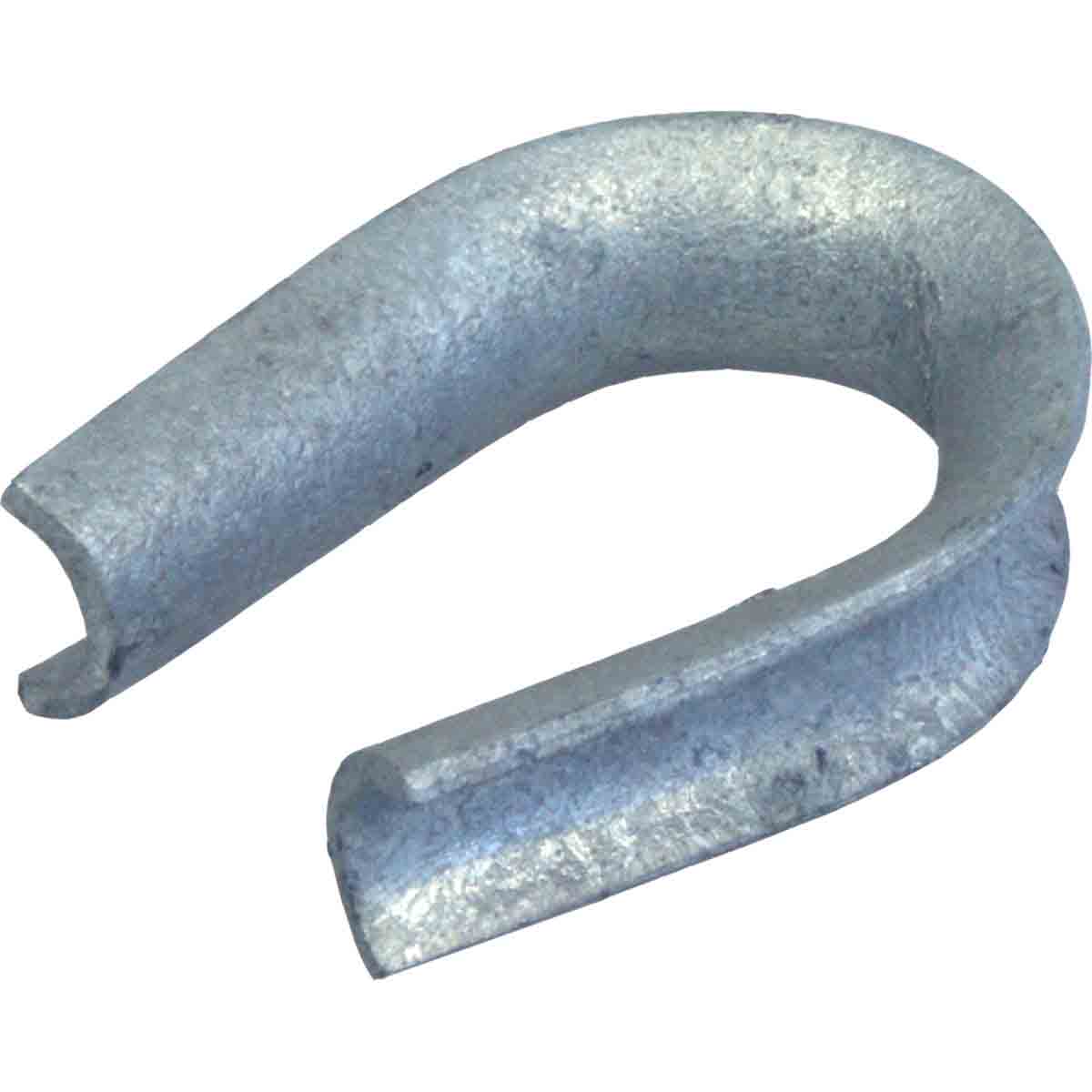 Cosse-coeur en C Ø8-15mm pour spiralé