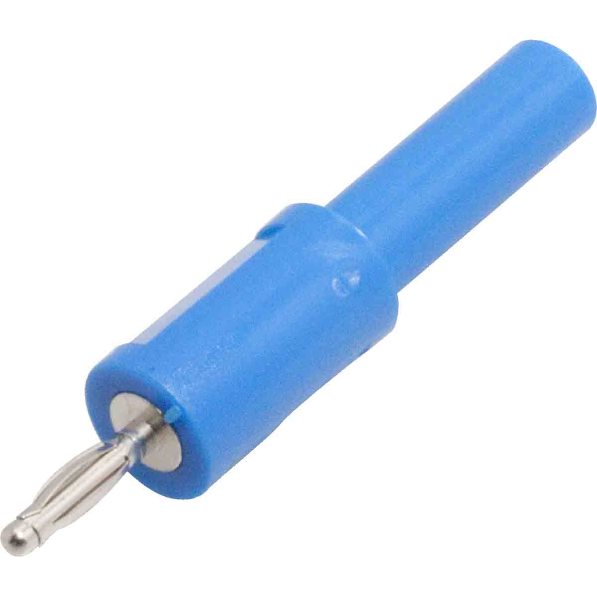 Adaptateur banane 4mm vers banane 2mm bleu /Qté 10