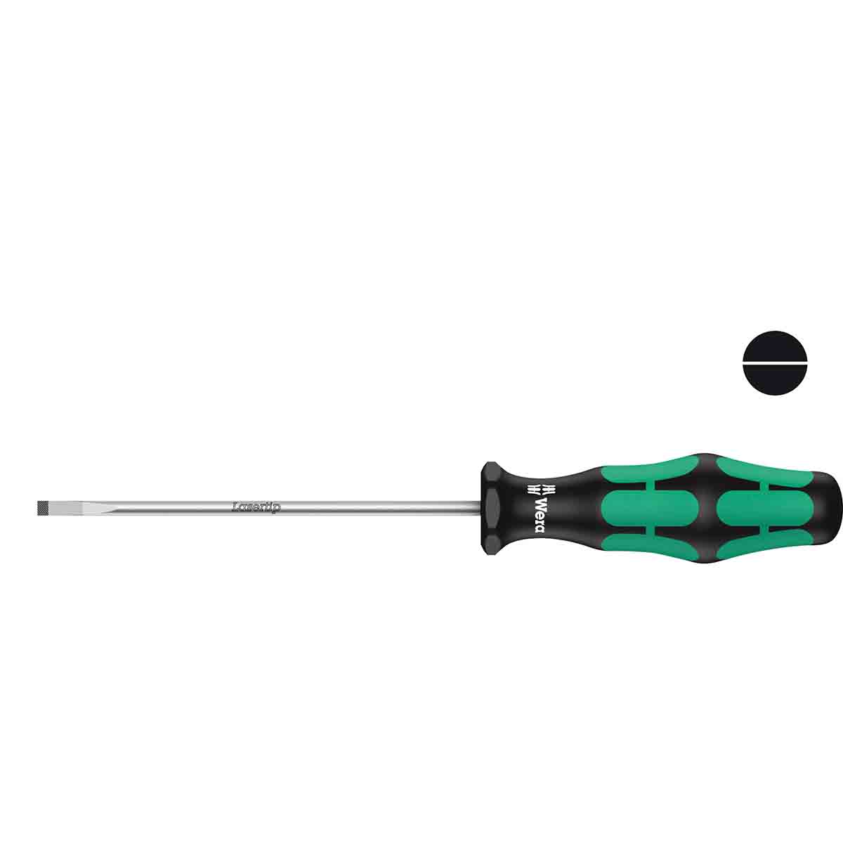 Tournevis élec pour vis à fente WERA 3x80 manche ergonomique