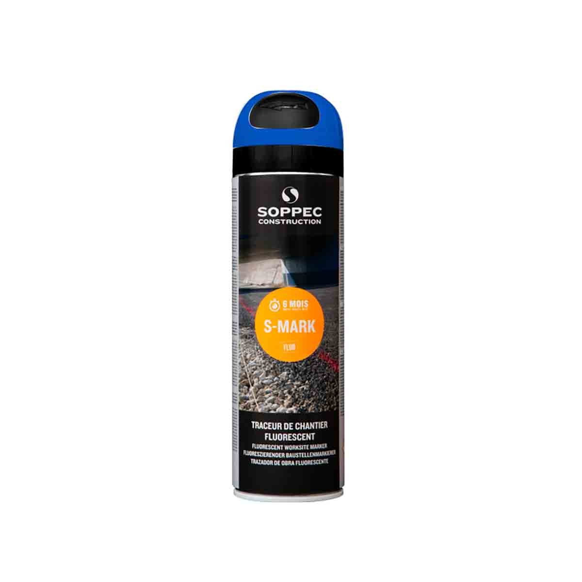 Bombe de traçage fluorescente bleu (6 mois) /500ml