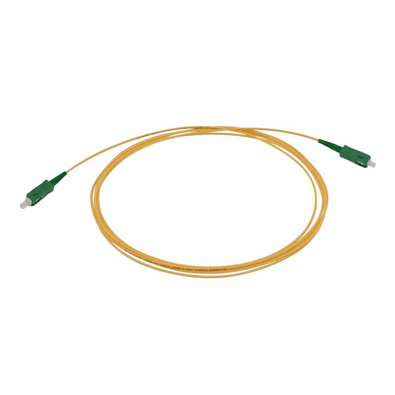 Cordon optique SX LC/UPC-SC/APC G.657A2 Ø1,6mm Jaune Lg 0,5m