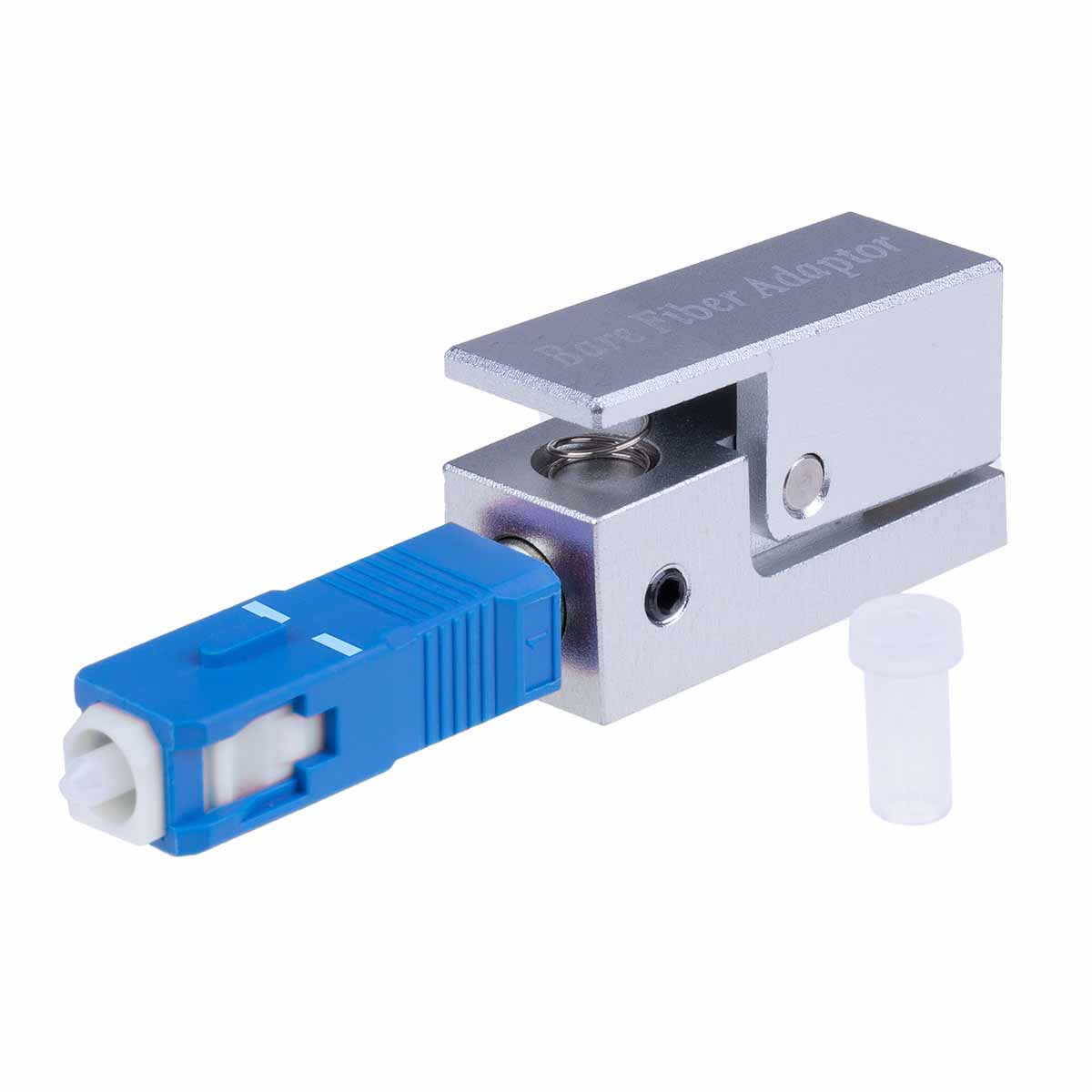 Adaptateur fibre nue SC/UPC SM Bleu